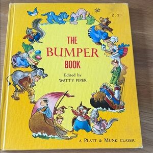 The Bumper Book by Watty Piper vintage 1961